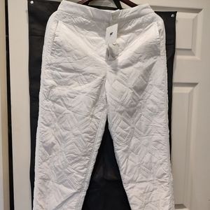 Fabletics winter quilted warm-up pants